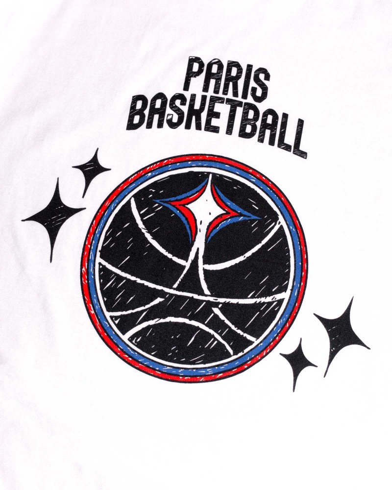 Kids T-shirt Paris Basketball - White