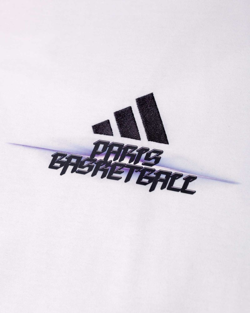 T-shirt adidas Paris Basketball Playoffs Mode (blanc)