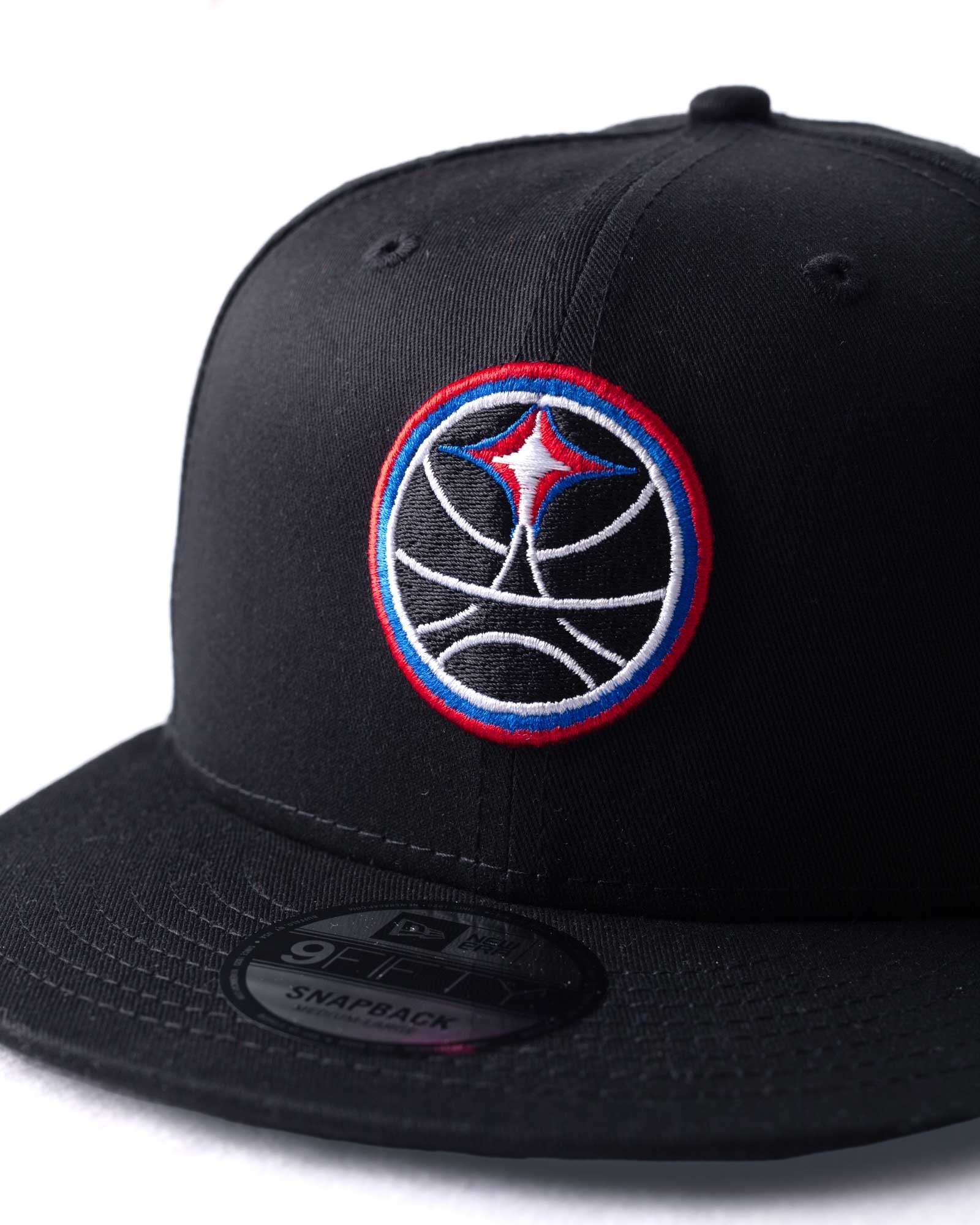 New Era Paris Basketball 9Fifty Logo Black Cap