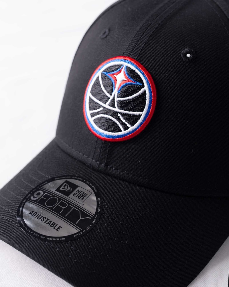 New Era Paris Basketball 9Forty Black Cap