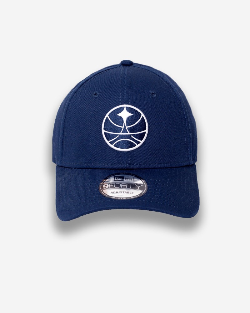 New Era Paris Basketball 9Forty Logo Navy Cap
