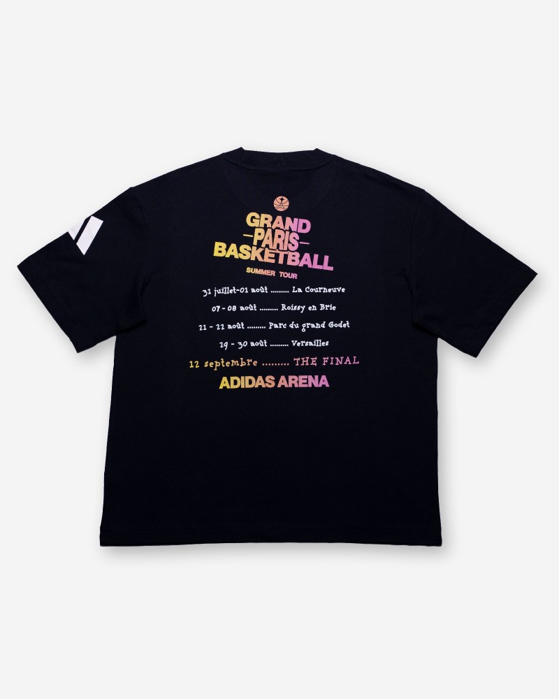 T-shirt noir Summer Tour 26 - Paris Basketball