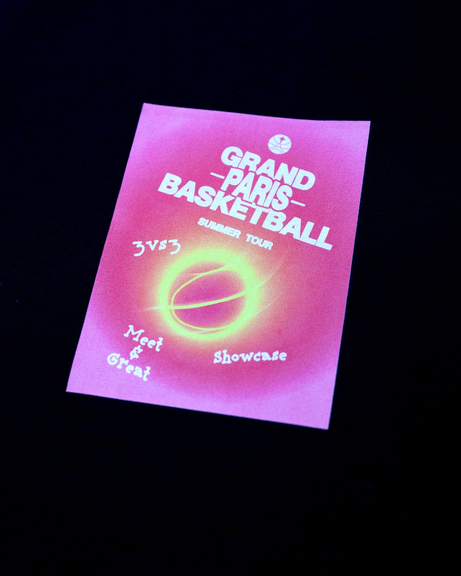 Black t-shirt Summer Tour 26 - Paris Basketball