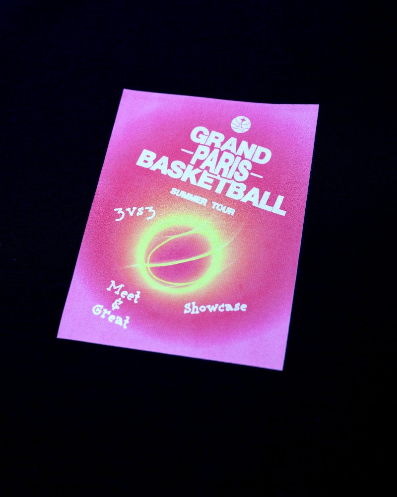 T-shirt noir Summer Tour 26 - Paris Basketball