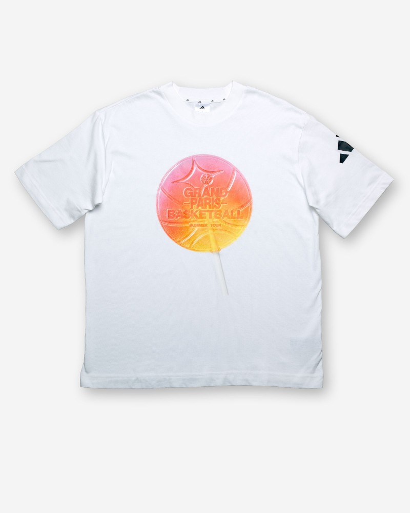 White t-shirt Summer Tour 26 - Paris Basketball