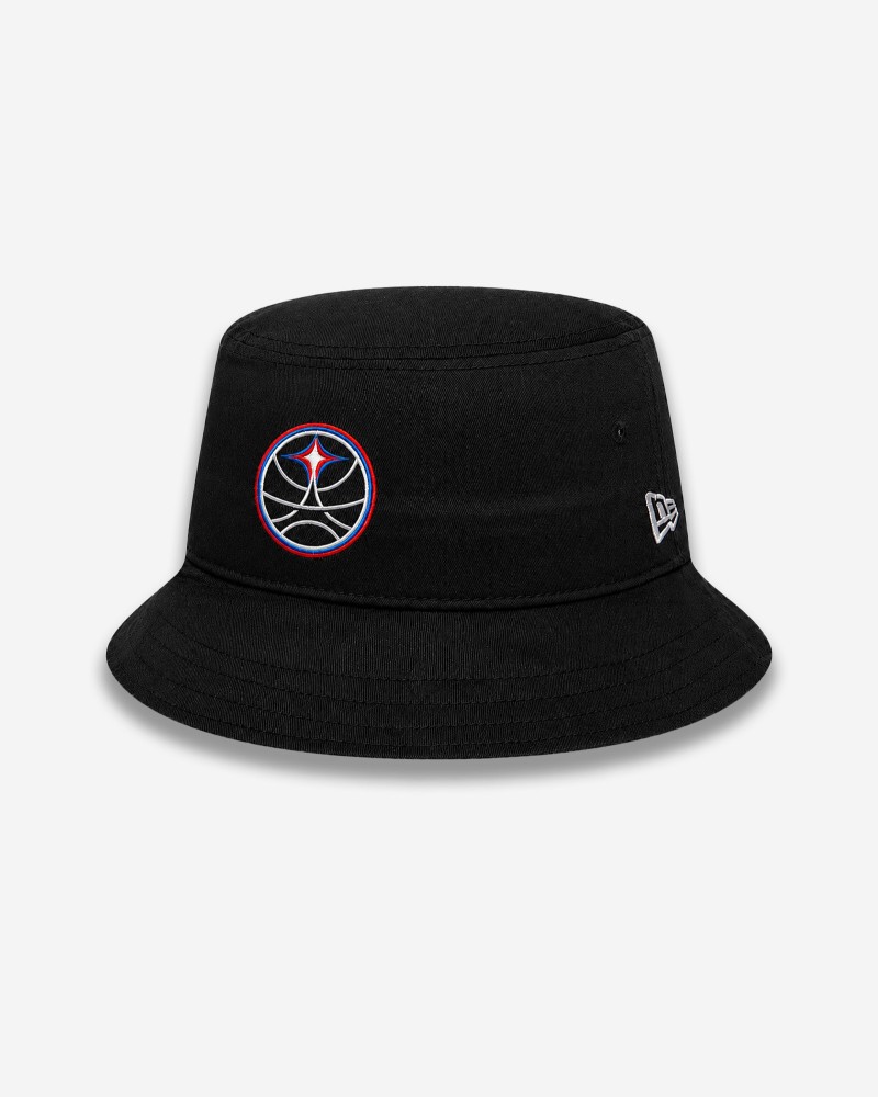 New Era Paris Basketball Logo Bucket Hat