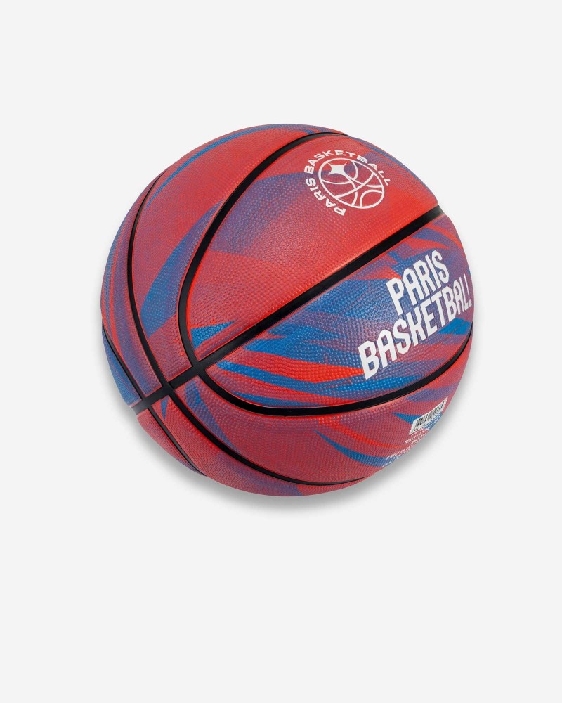 Paris Basketball Blue and Red Graphic Ball Size 7