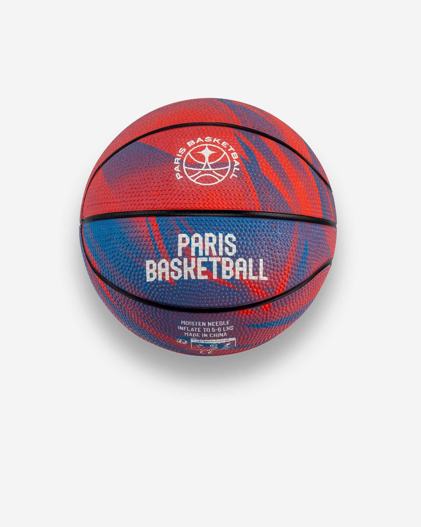 Paris Basketball Blue and Red Graphic Mini Ball Size 1