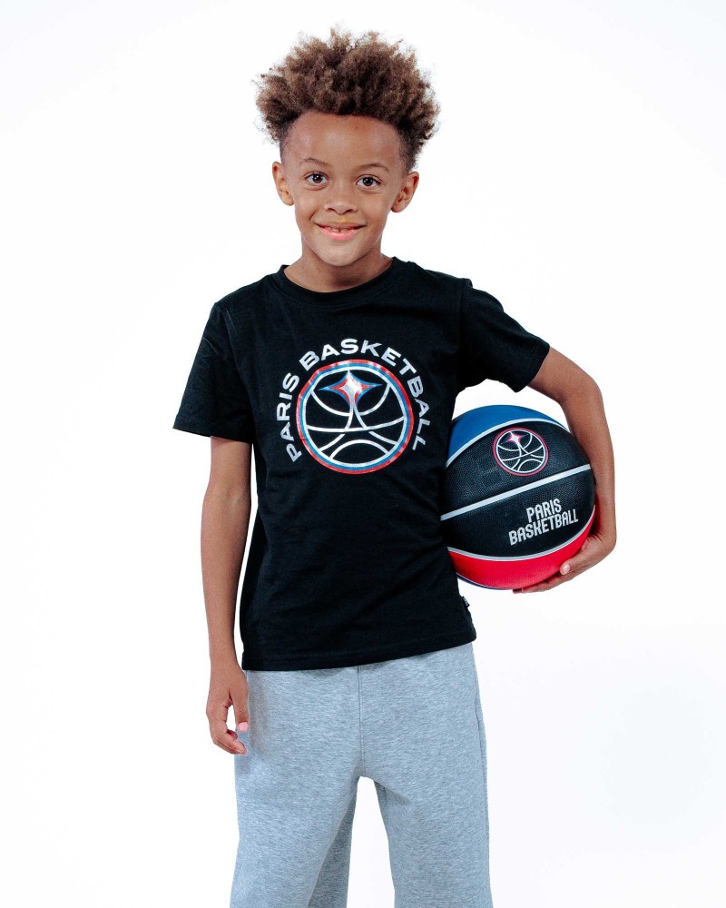 Kids' Paris Basketball Logo T-Shirt