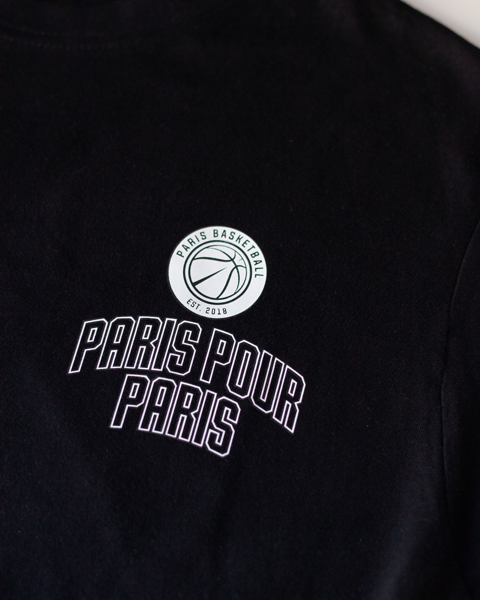 T-shirt Junior Paris Pour Paris Noir