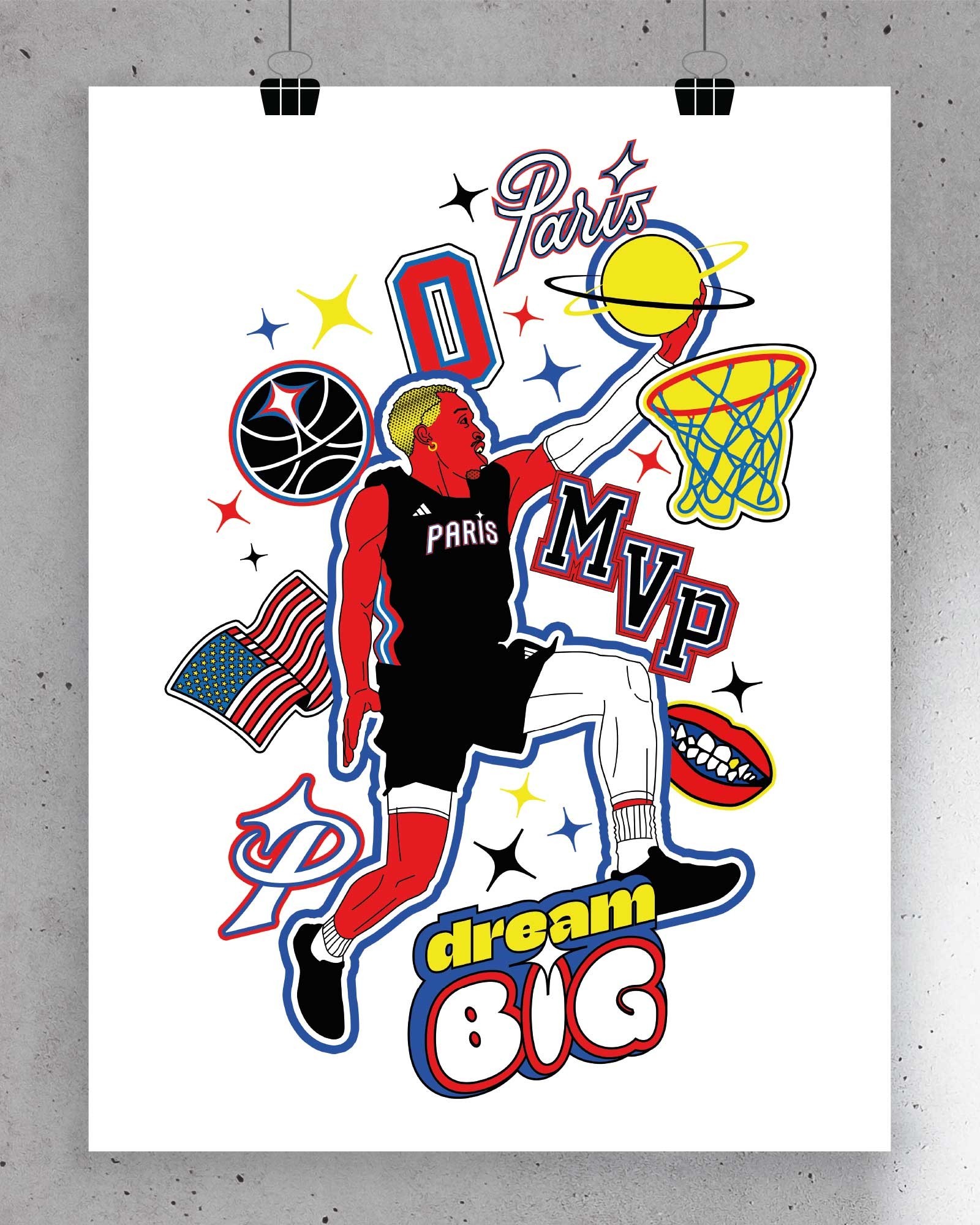 Affiche T.J. Shorts - Dream Big