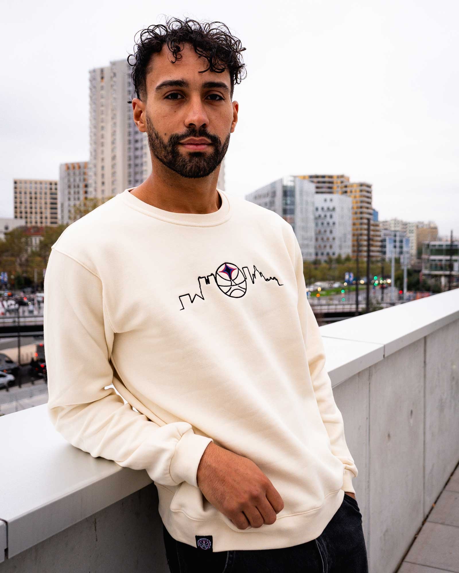 Paris Skyline Crew Neck