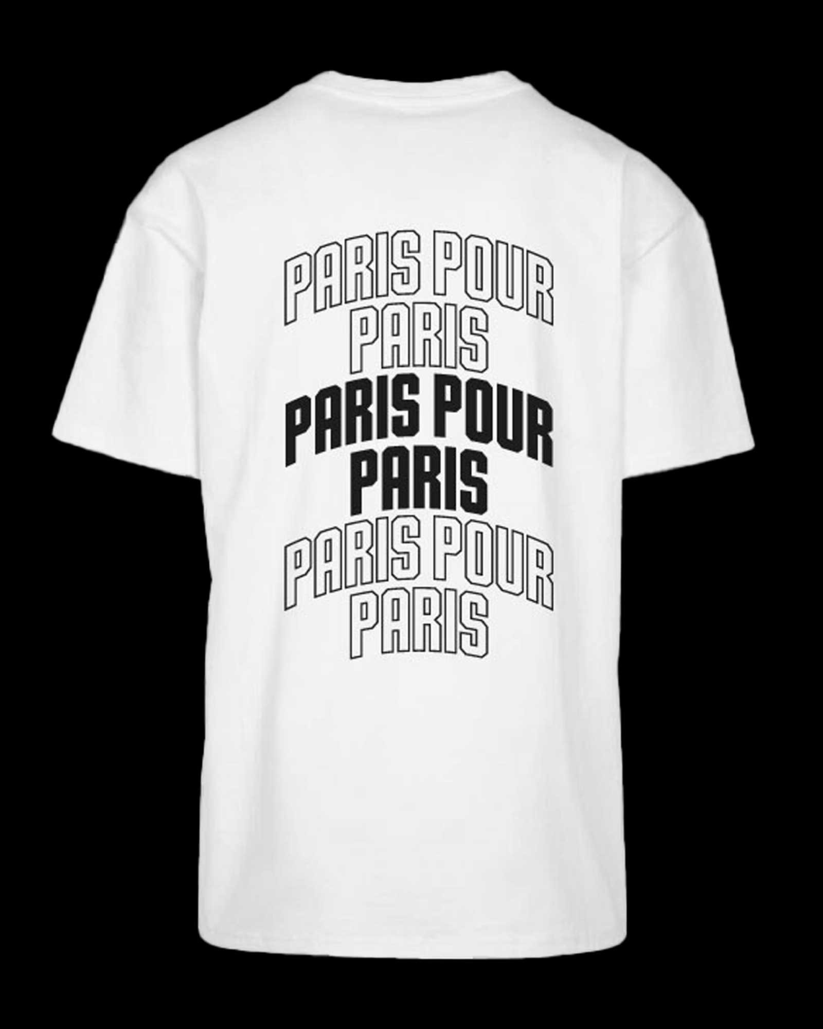 T-shirt Junior Paris Pour Paris Blanc