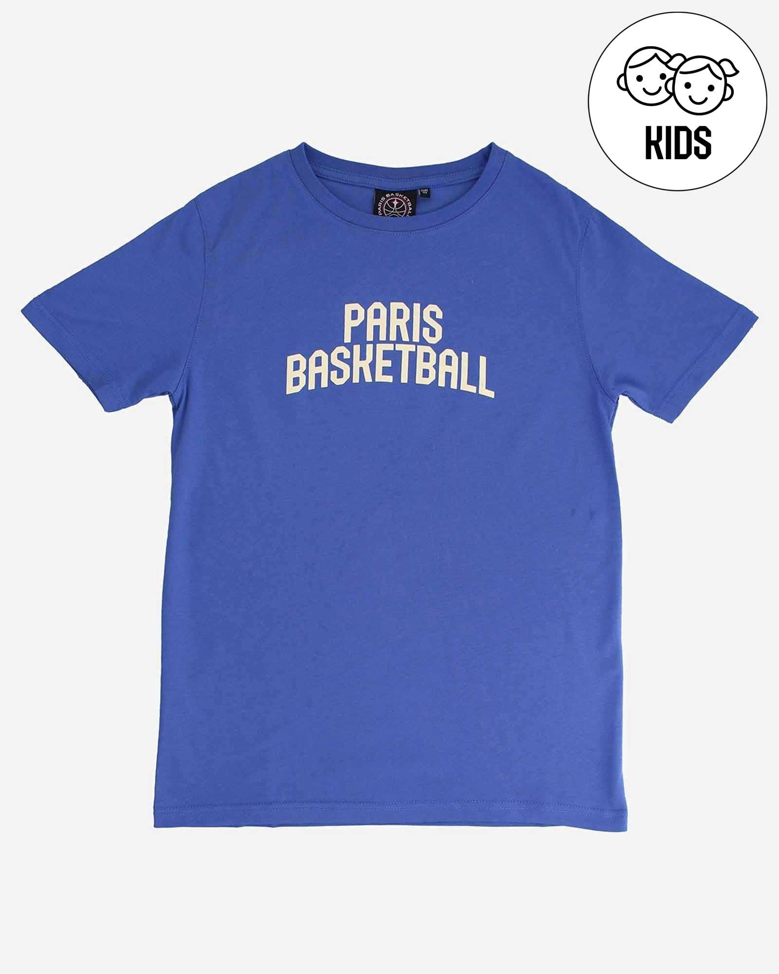 T-shirt Paris Basketball Bleu Kids