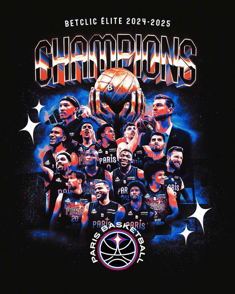 T-Shirt Champions Betclic Elite 24/25