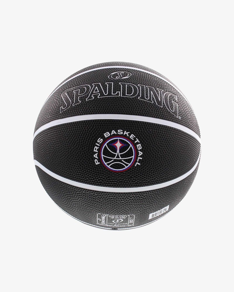 Ballon Spalding Outdoor 25/26 (noir) - Paris Basketball