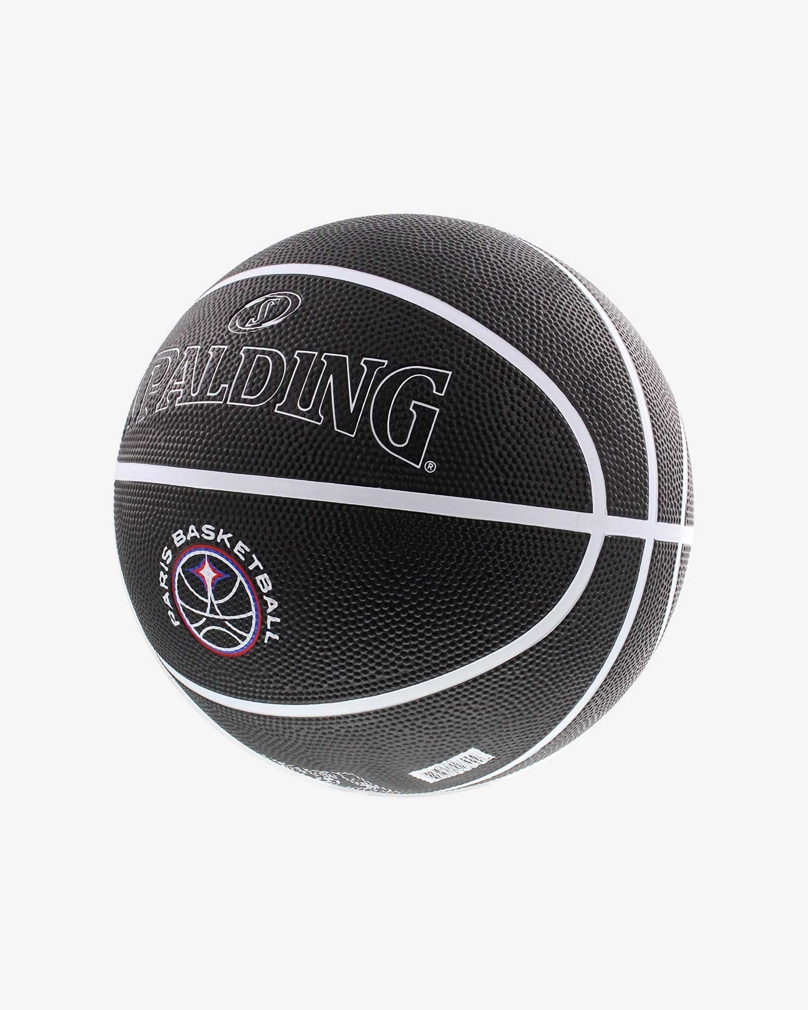 Ballon Spalding Outdoor 25/26 (noir) - Paris Basketball