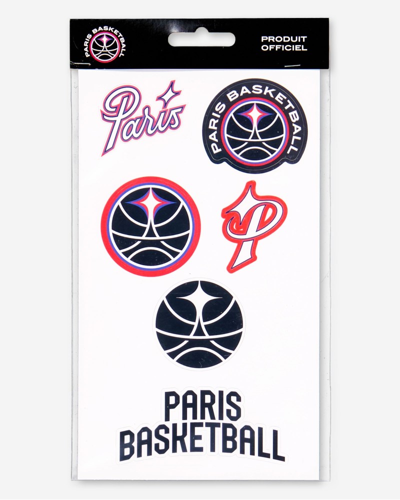 Paris Basketball Sticker Sheet