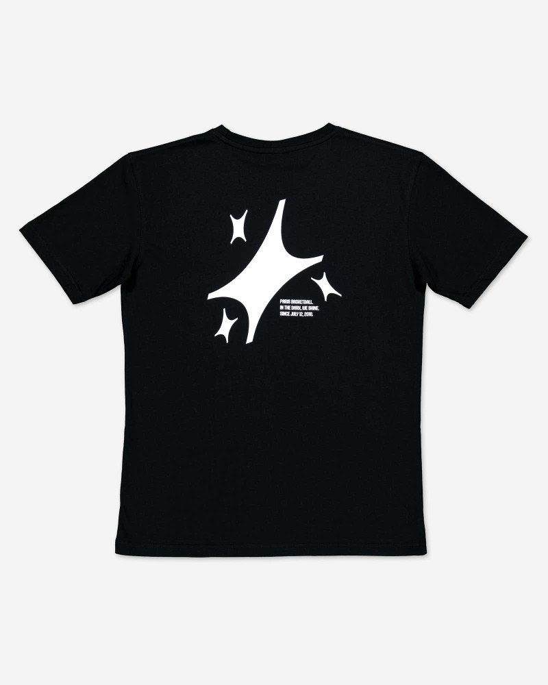 T-Shirt Paris Basketball Oversize Noir