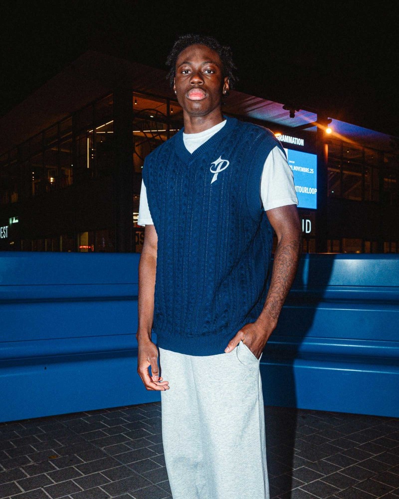 Paris Basketball Knit Tank Top Maison Tricot