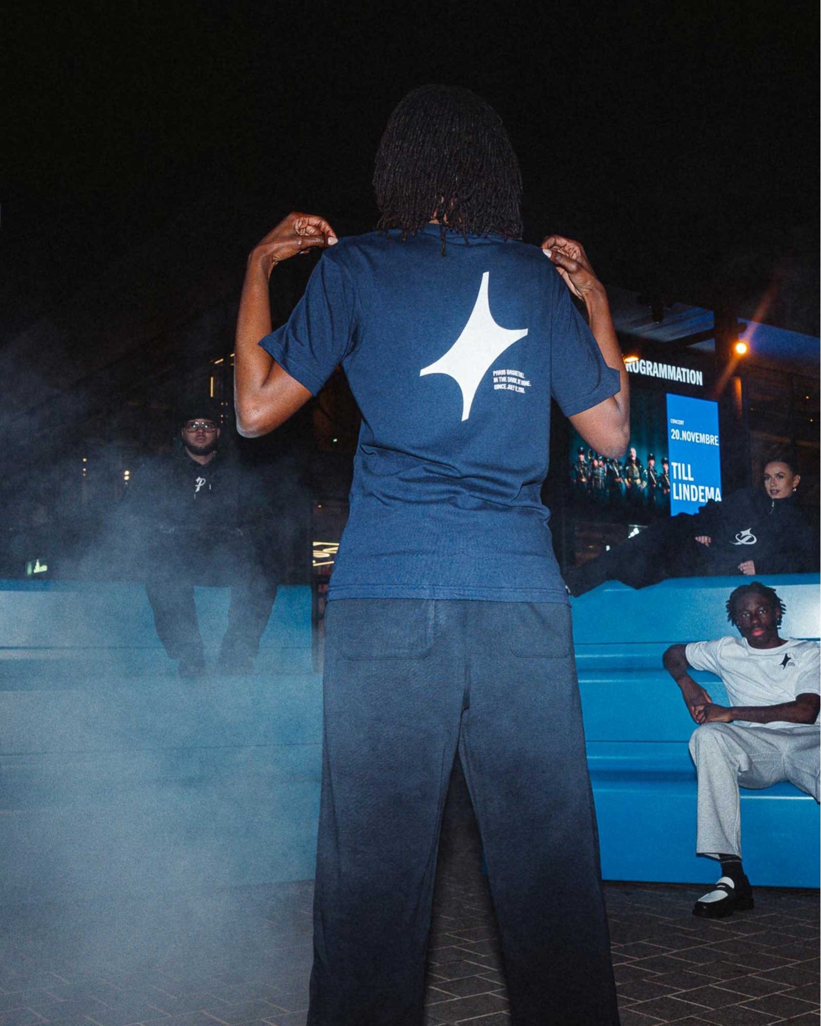 T-Shirt Paris Basketball Oversize Navy