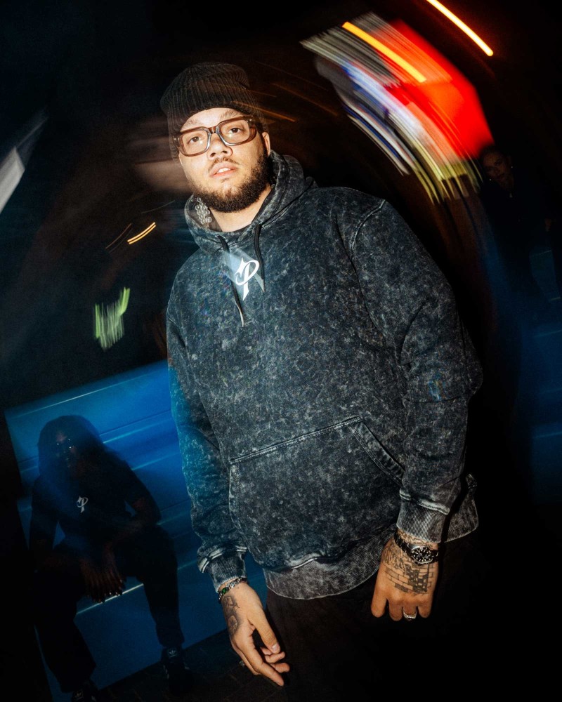 Paris Basketball Stone Wash Hoodie