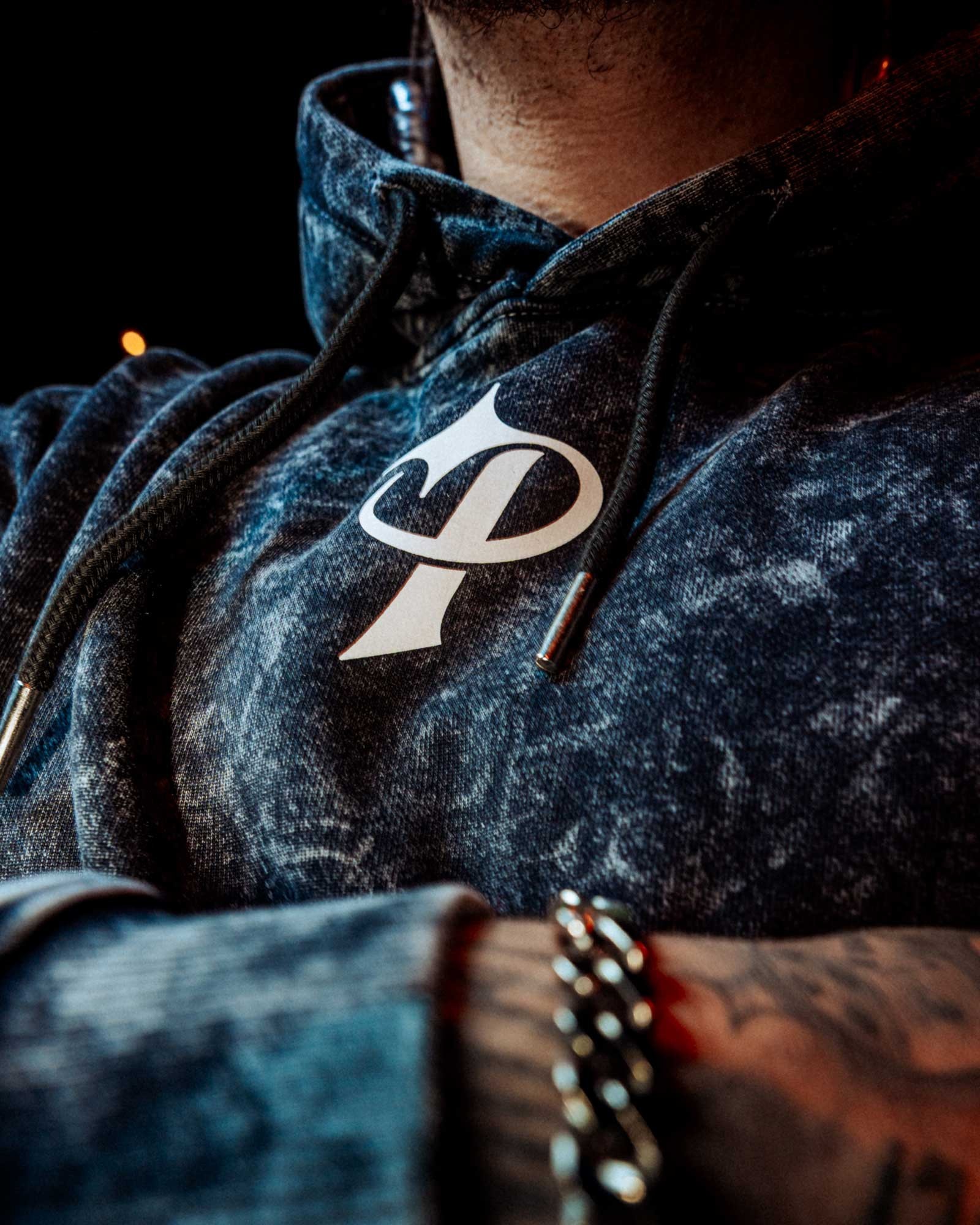 Paris Basketball Stone Wash Hoodie