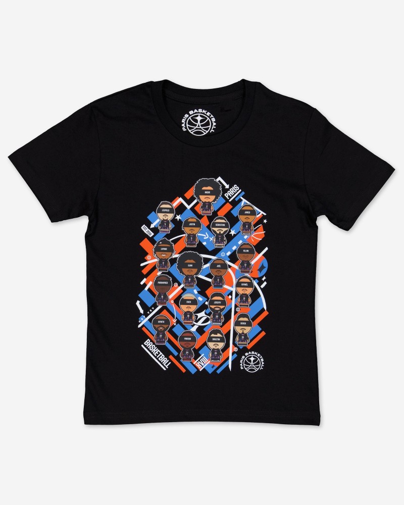 Children's T-shirt Paris Basketball Team by YSY