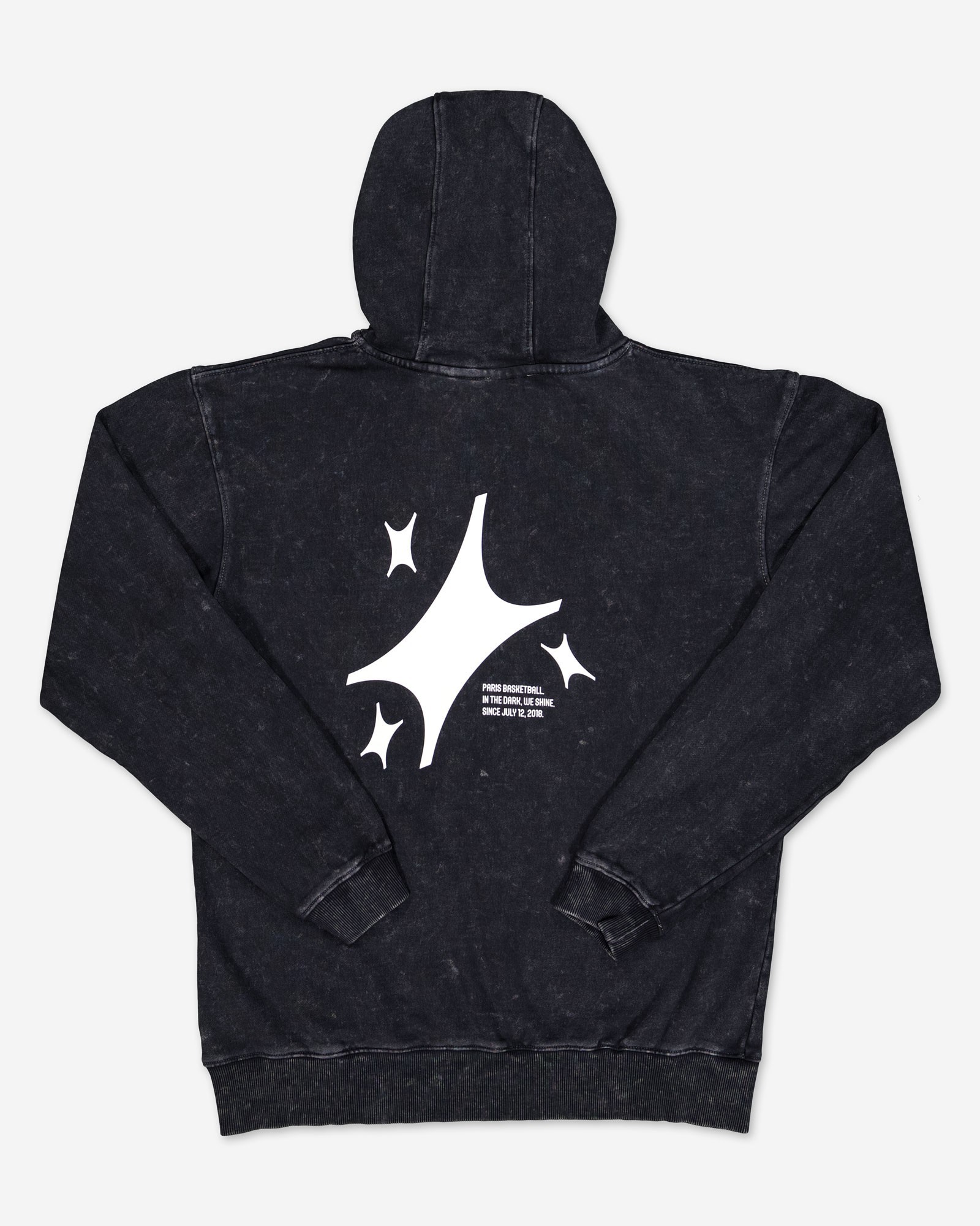 Stone Washed Hoodie Shine in the Dark