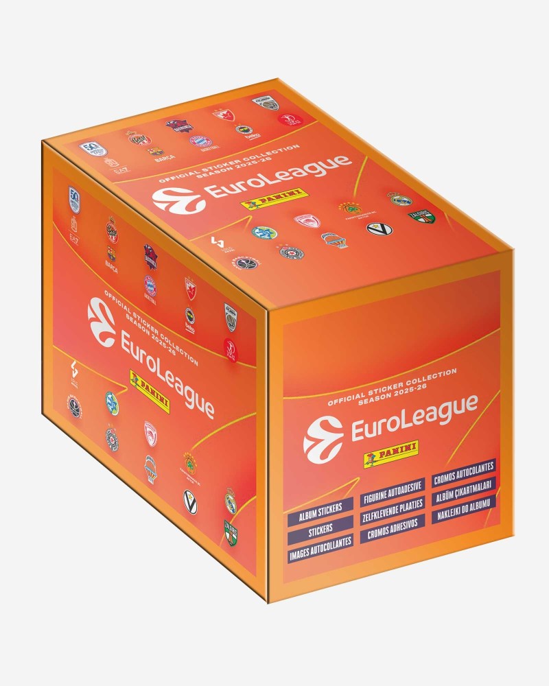 Boite de 36 pochettes Panini Turkish Airlines EuroLeague 2025/26