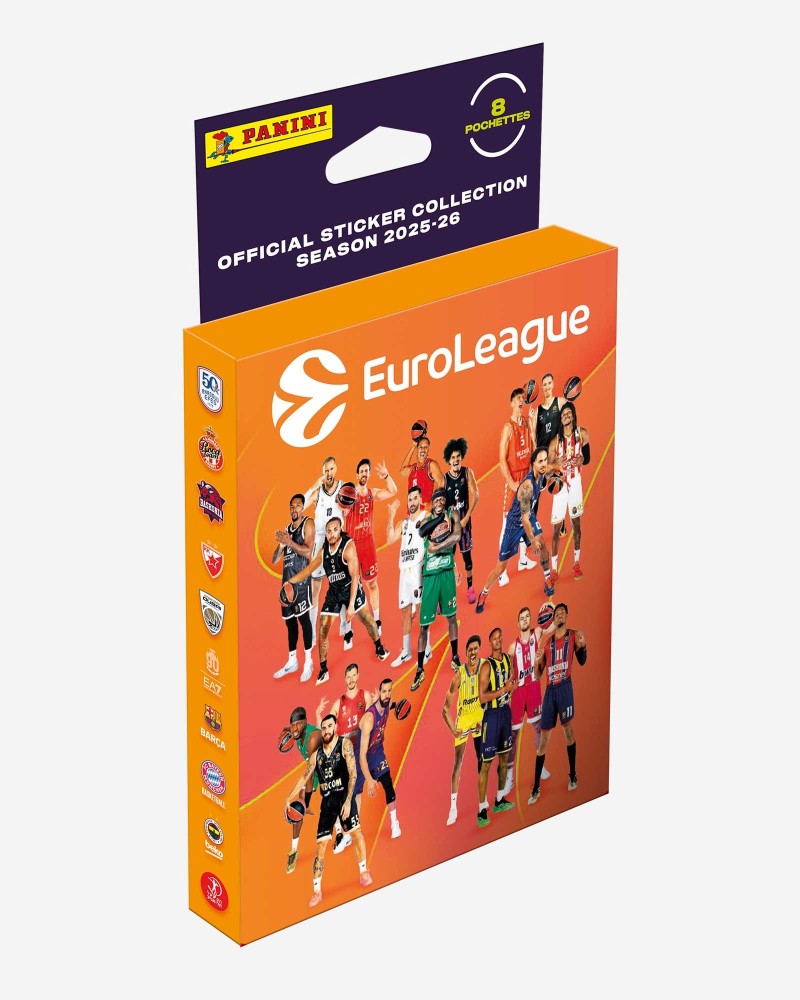 Blister of 8 packs - Panini Turkish Airlines EuroLeague 2025/26